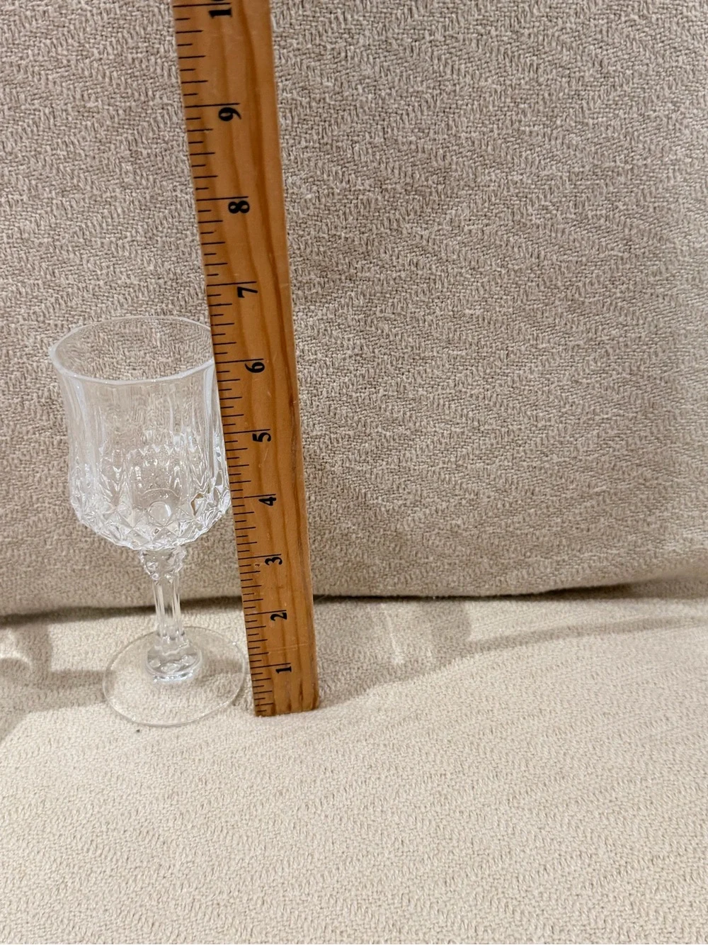NIB 6 Cristal D'Aques Longchamp Crystal 25CL Wine Water Goblet Glass